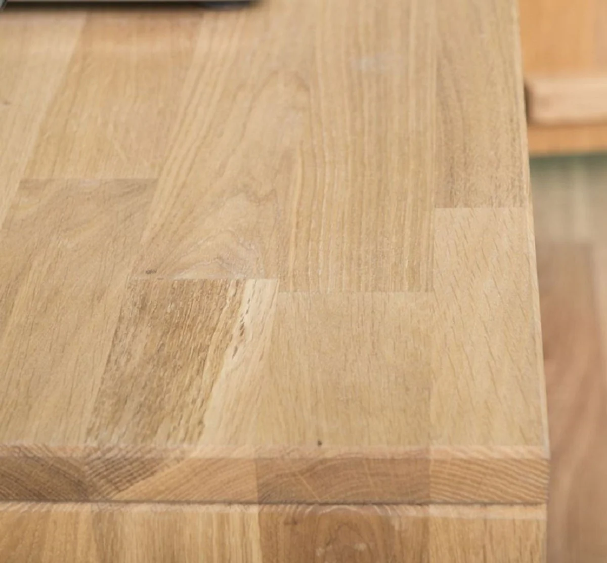 Casa Padrino armario de TV de estilo campestre natural 120 x 46 x A. 60 cm - Aparador de madera maciza - Muebles de salón de estilo campestre