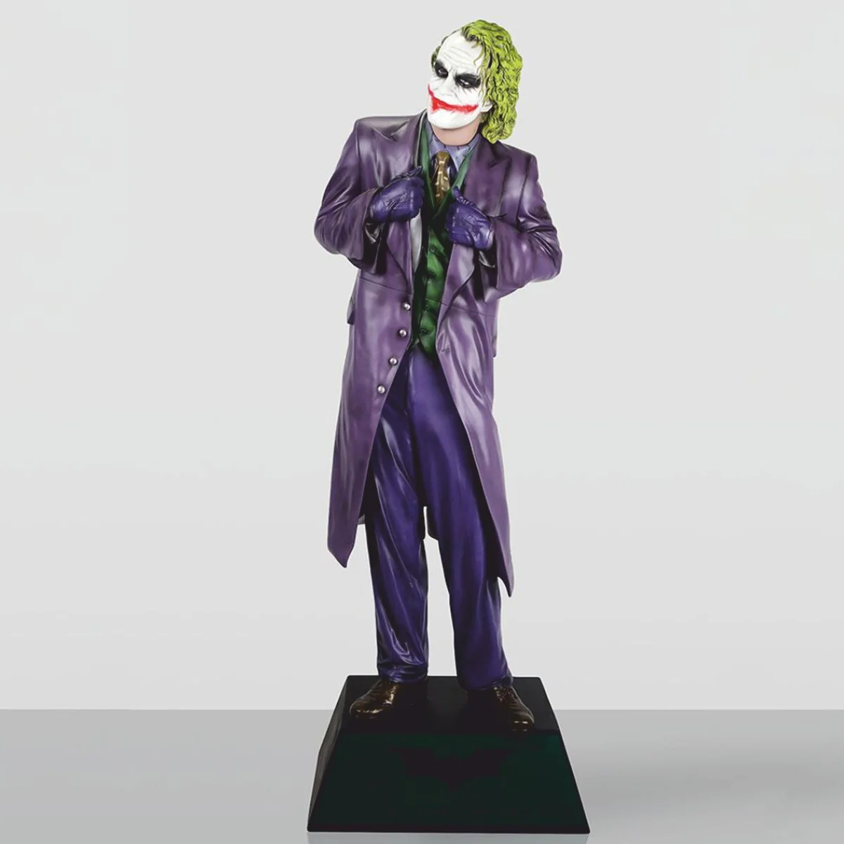 Casa Padrino escultura decorativa XXL p¨²rpura / verde Al. 215 cm - Figura decorativa de tama?o natural