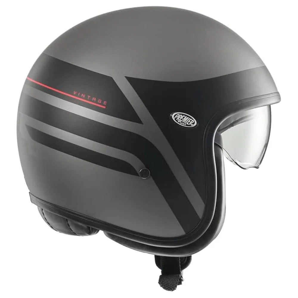 CASCO JET PREMIER VINTAGE K17 BM GRIS / NEGRO