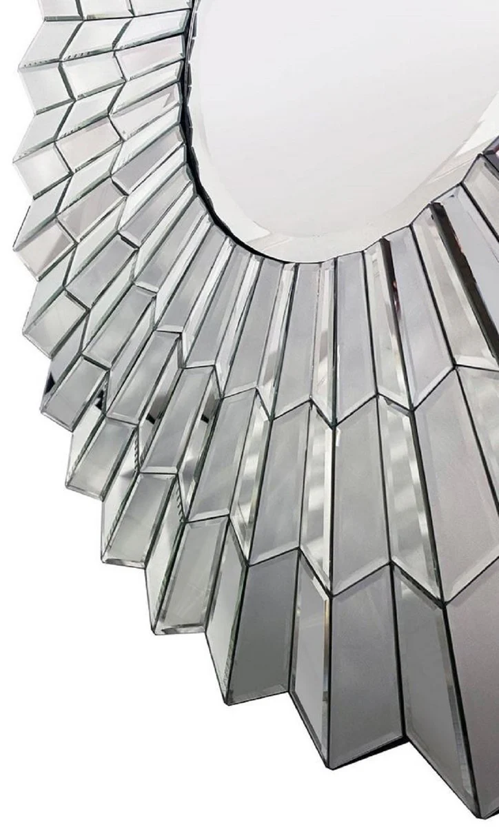 Casa Padrino espejo de lujo ? 90 cm - Espejo de pared redondo para sal¨®n - Espejo de guardarropa - Espejo de dormitorio - Colecci¨®n de lujo