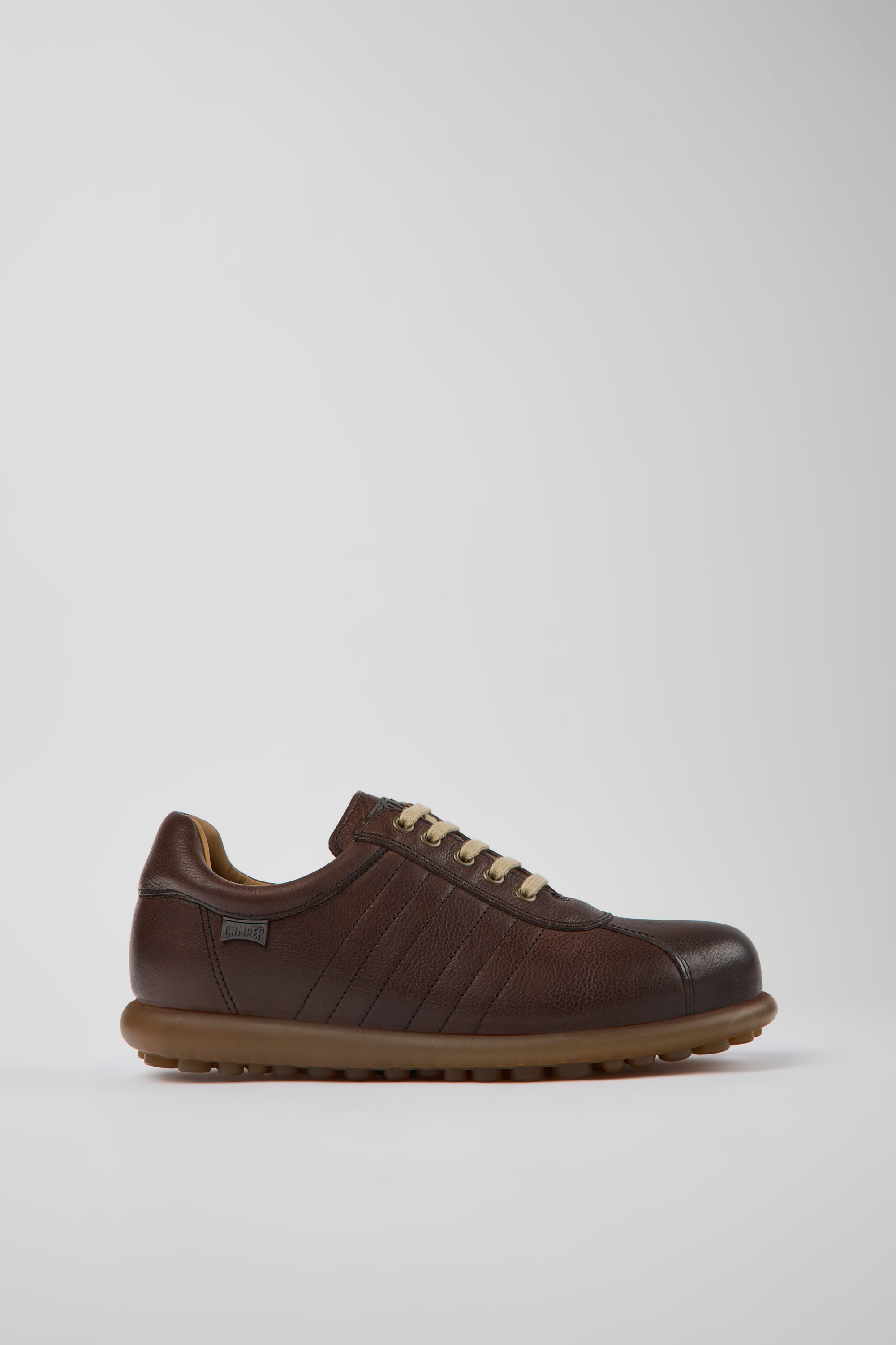 Pelotas - Brown vegetable tanned leather shoes for men
