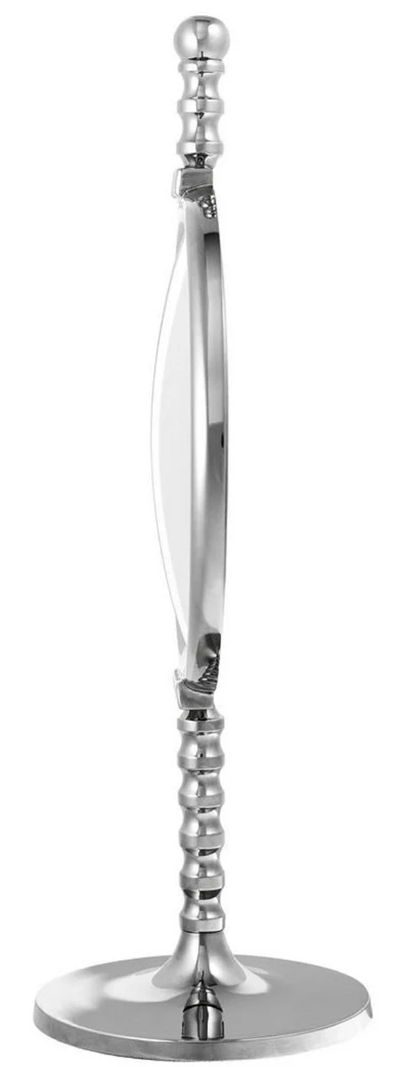 Casa Padrino conjunto de espejos de lujo plata - 2 Espejos de Mesa con Espejo Convexo - Accesorios de Decoraci¨®n