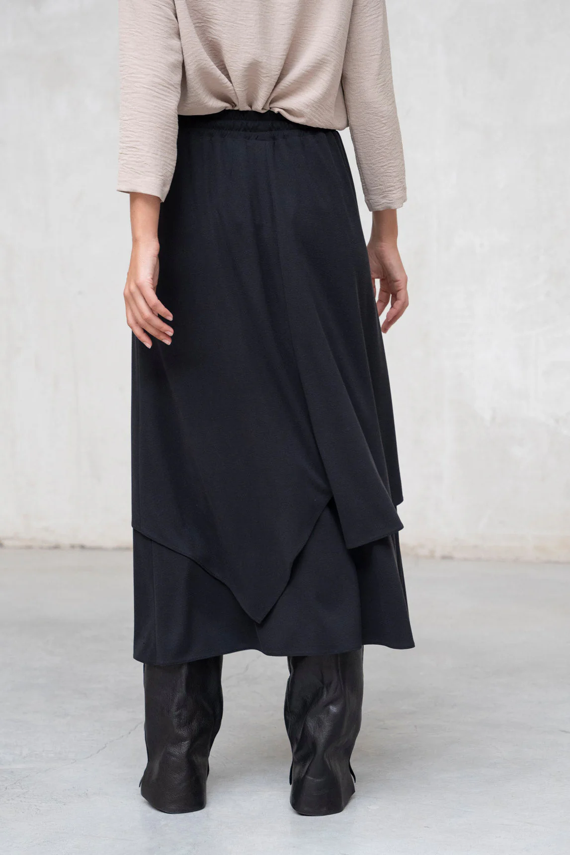 Rivera-spain Falda Chiavari negra