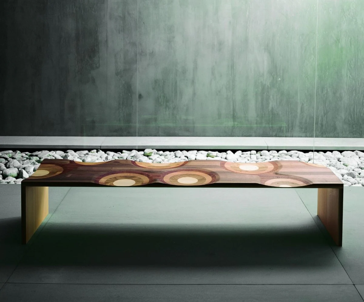 Casa Padrino Banco de Lujo Marr¨®n / Natural 200 cm - Hecho en Italia