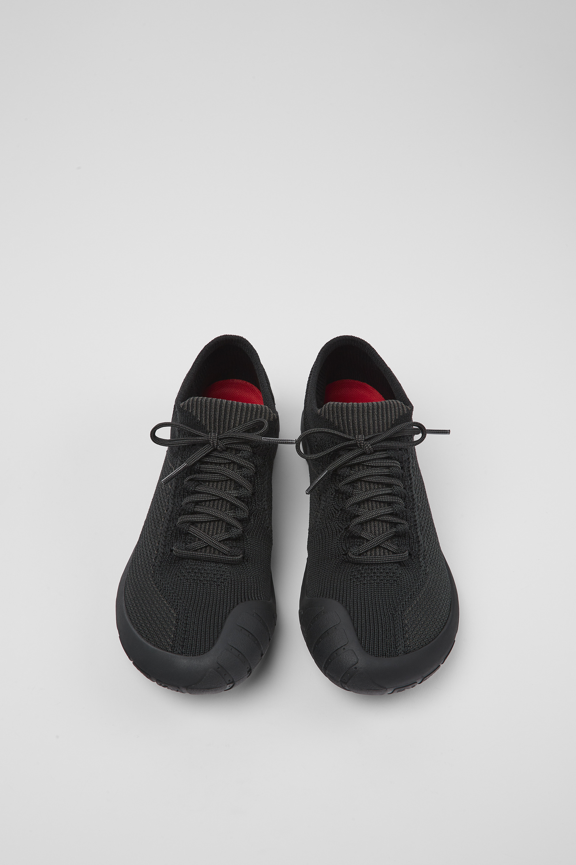 Path - Black textile sneakers for women