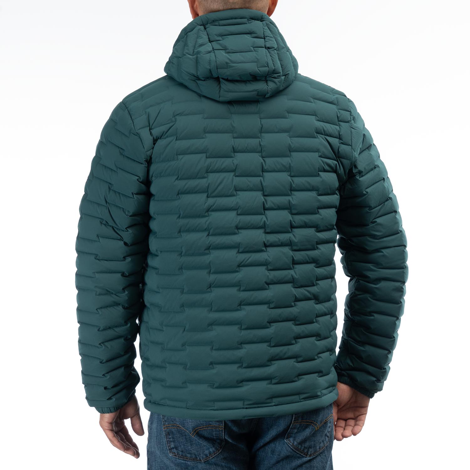 Boulder Stretch Down Hooded Jacket