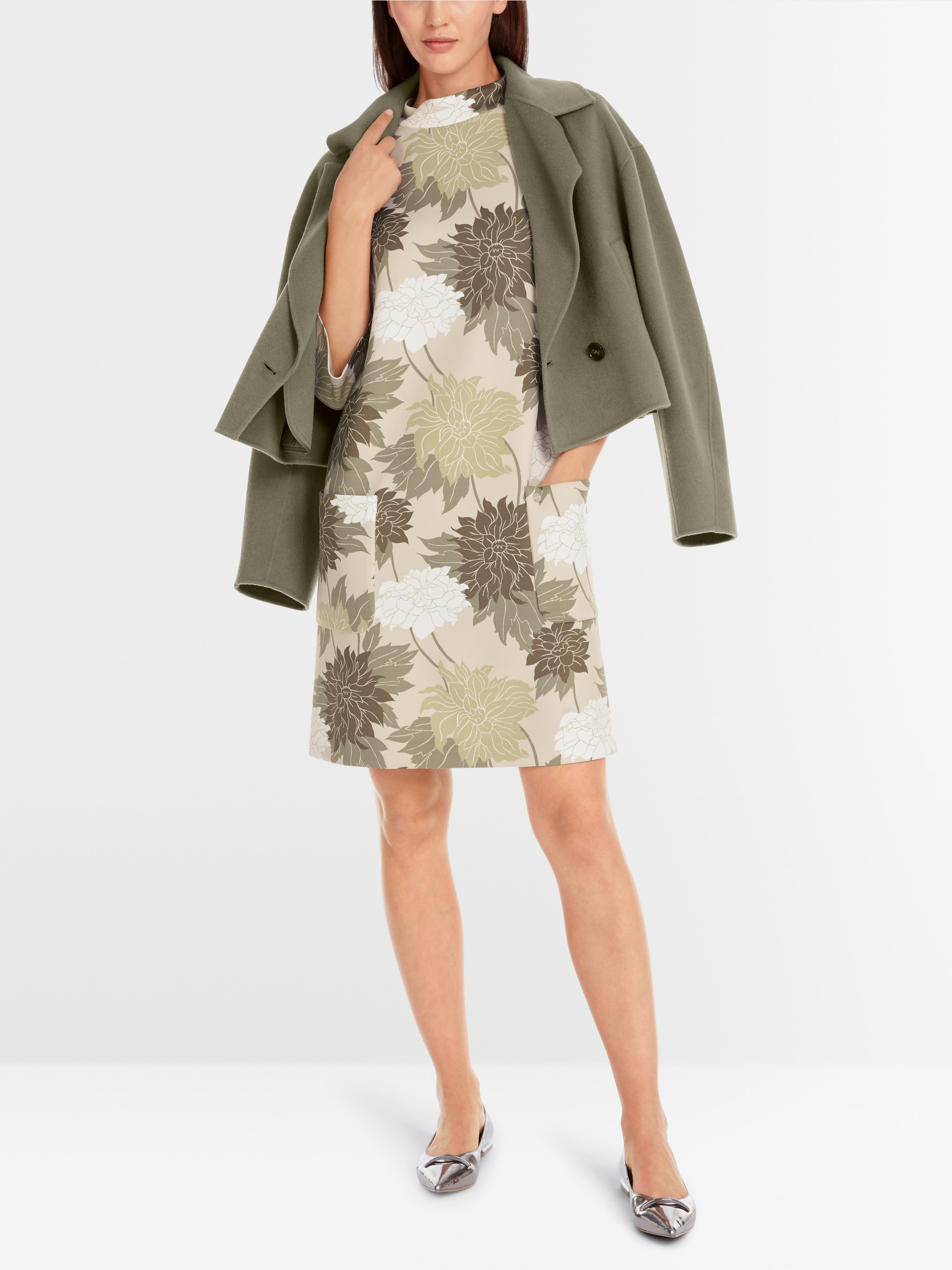 Marc-Cain Scuba jersey floral dress
