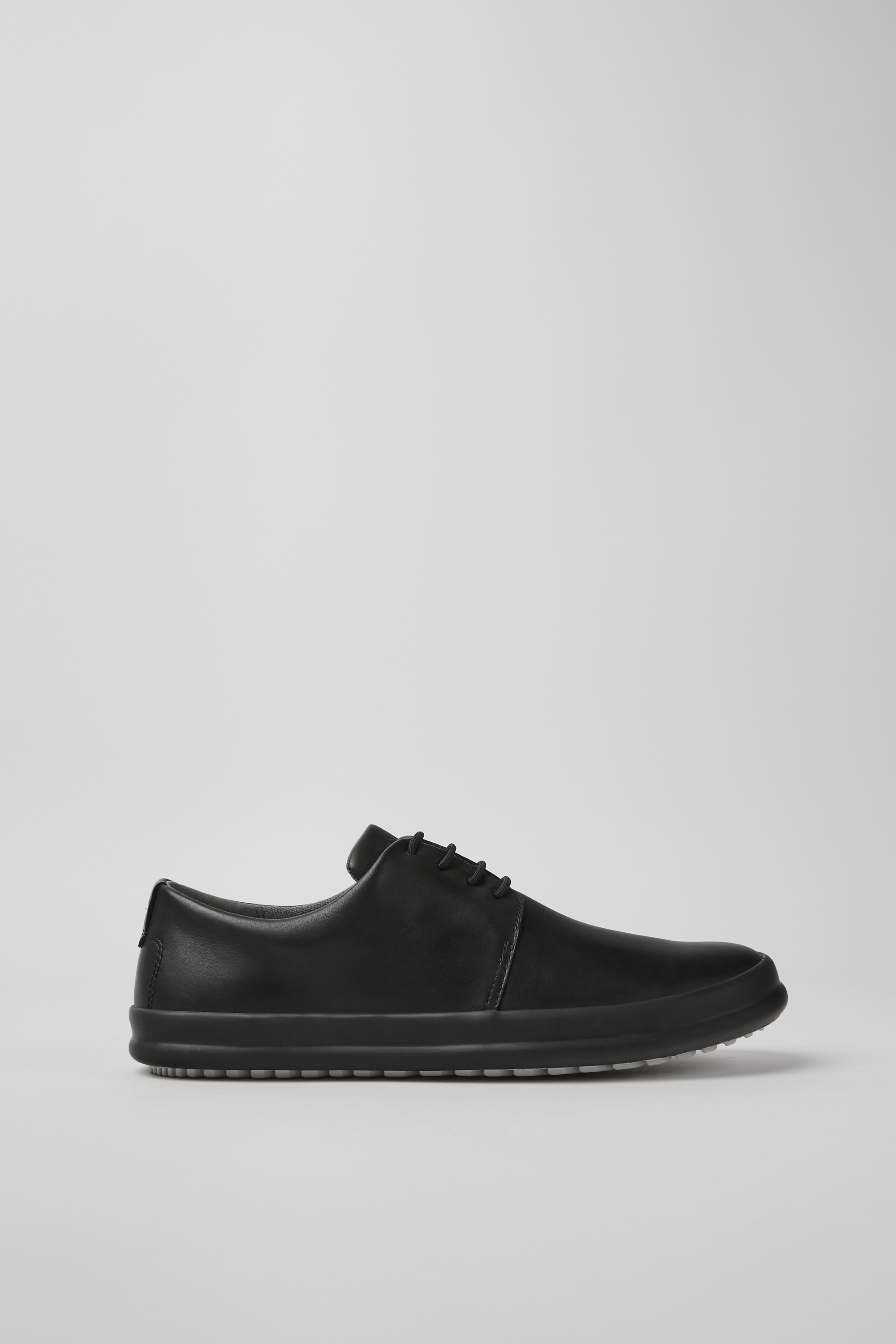 Chasis - Black leather shoes for men