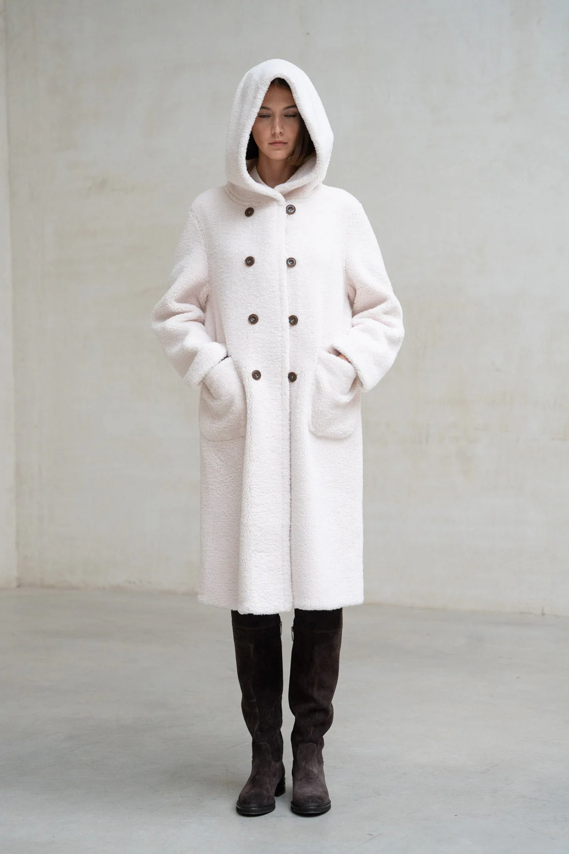 Rivera-spain Abrigo Briona reversible crudo