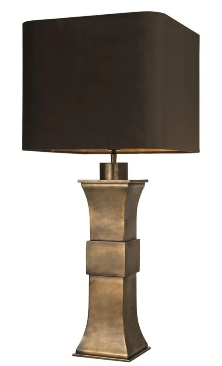 Casa Padrino l¨¢mpara de mesa de lat¨®n de lujo - L¨¢mpara de Mesa de Restaurante de Hotel