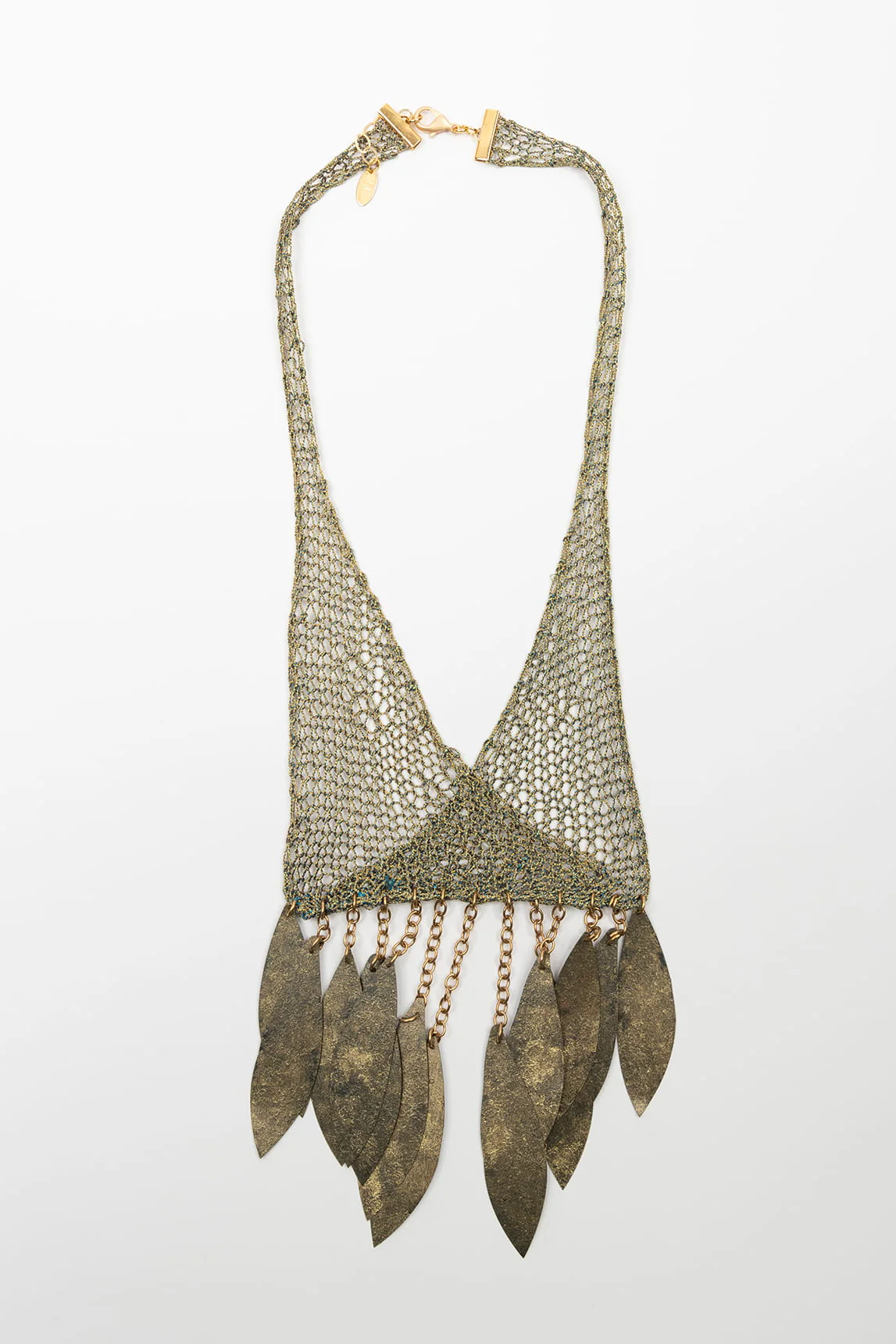 Rivera-spain Collar malla FL Private Collection bronce