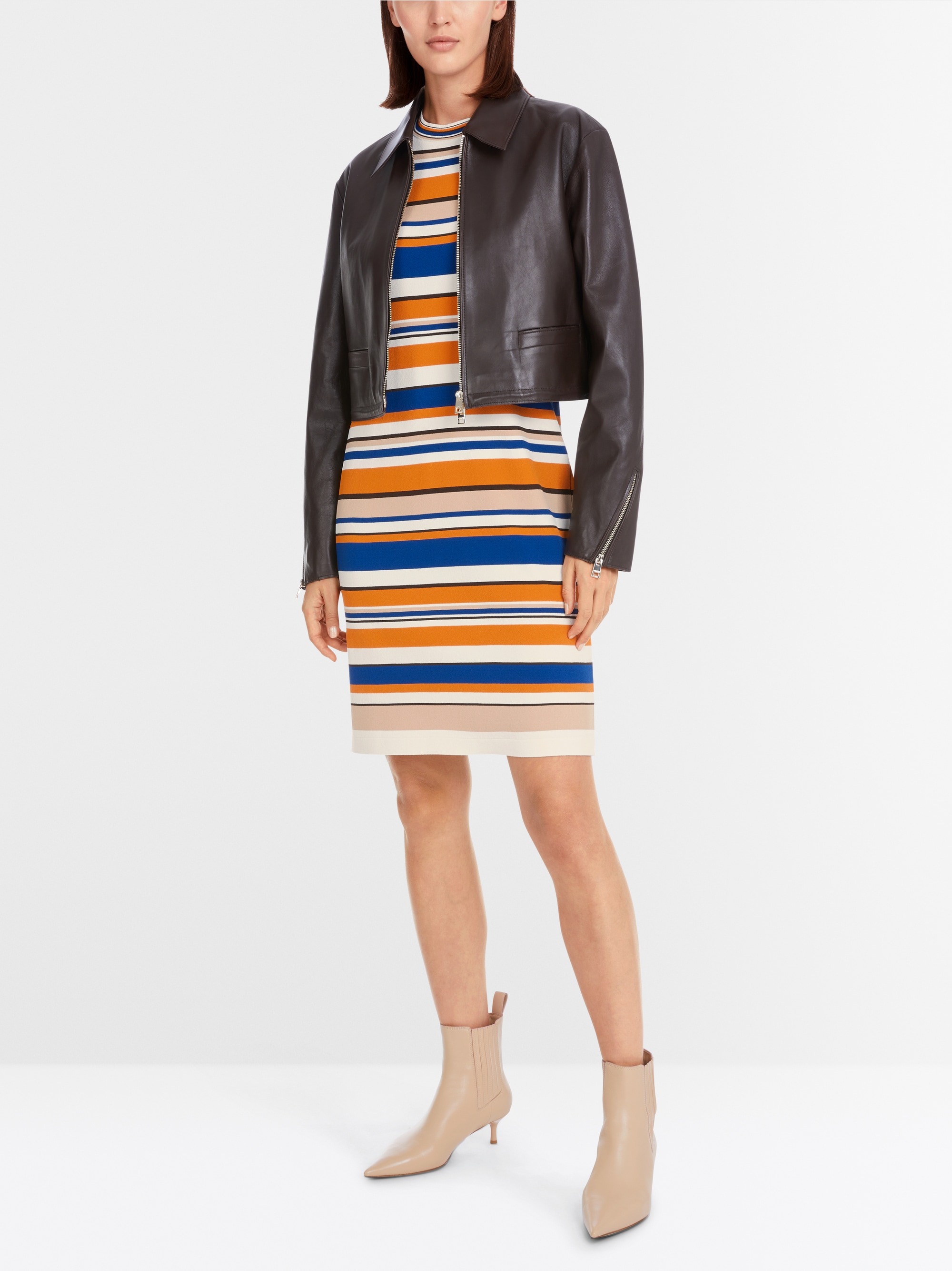 Marc-Cain Rethink Together striped dress