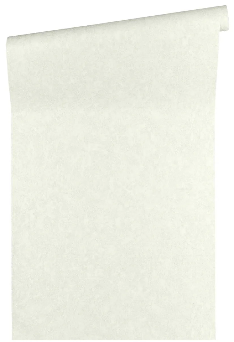 Papel pintado no tejido barroco diseñador Versace Les Etoiles de la Mer 935827 blanco / verde - Papel tapiz de Diseño - Alta Calidad