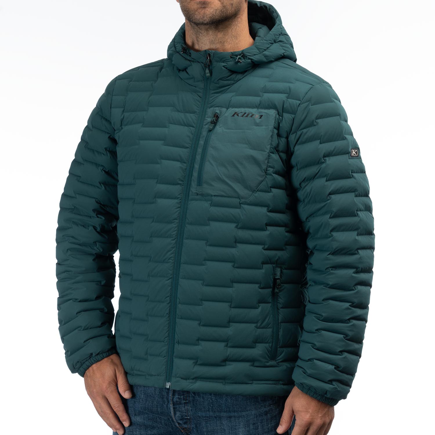 Boulder Stretch Down Hooded Jacket