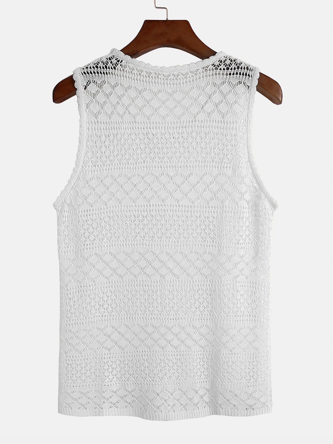 Knitted Textured Tank Top