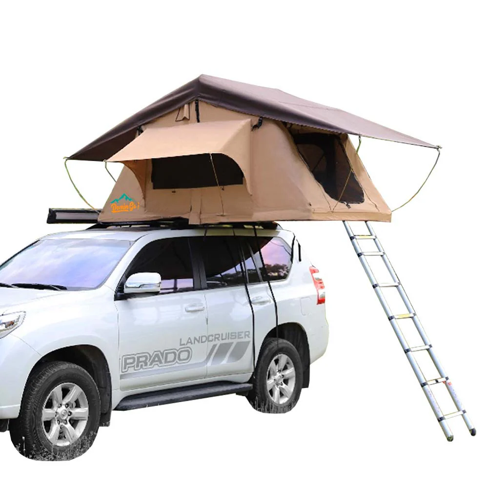 Domin Go! Camper DMG 135 marrón - Tienda de techo para coche