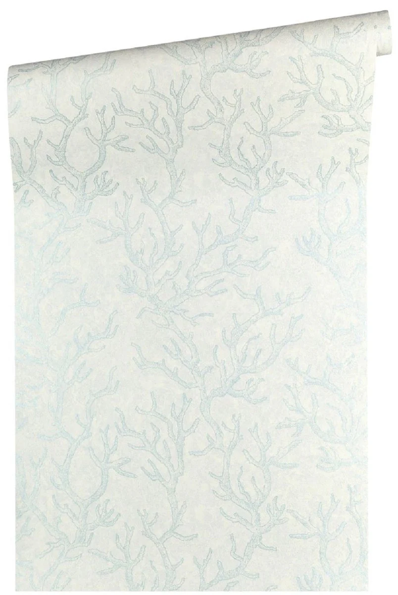 Papel pintado no tejido barroco diseñador Versace Les Etoiles de la Mer 344972 azul - Design Papel Pintado - Alta Calidad