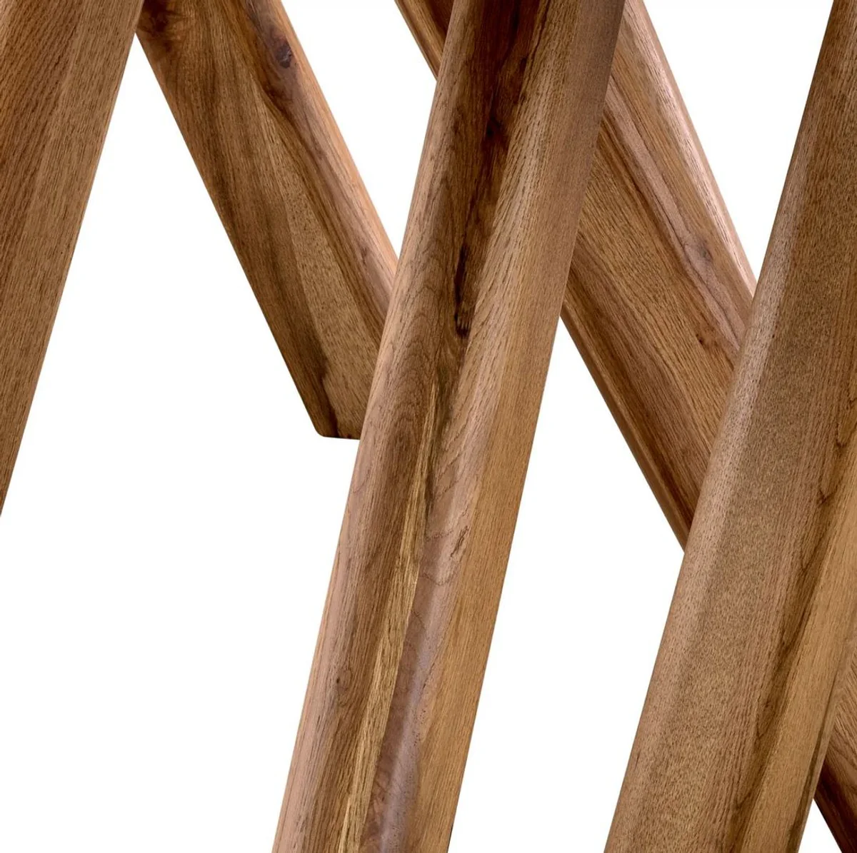 Casa Padrino mesa de comedor de lujo marr¨®n 259 x 109 x A. 76,5 cm - Mesa de cocina ovalada con tablero de roble macizo - Muebles de comedor - Muebles de cocina - Muebles de lujo