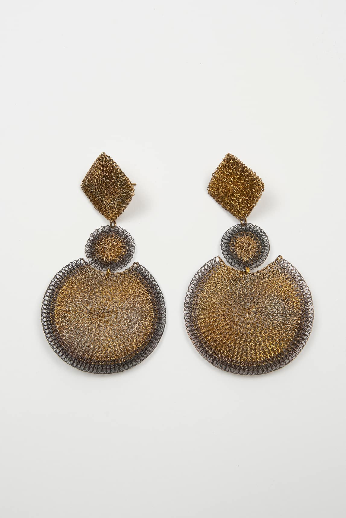 Rivera-spain Pendientes Destelo bronce