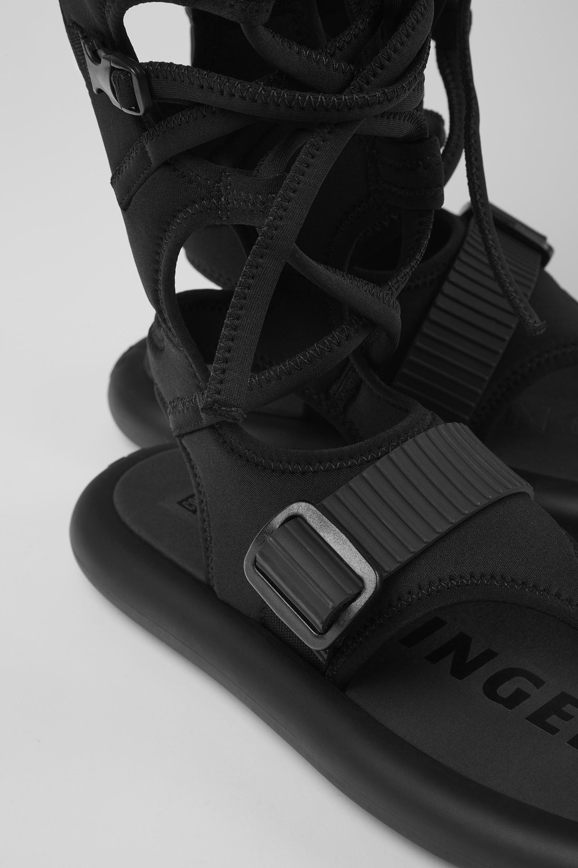 Ottolinger - Black sandals for men by Camper x Ottolinger