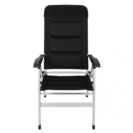 Baya Sun Confort Maxi negro - Silla plegable alta de malla