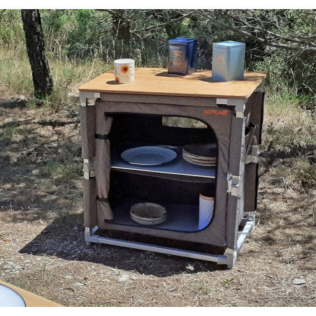 Soplair EASYQUICK JAIPUR 2 estantes - Mueble cocina / armario plegable