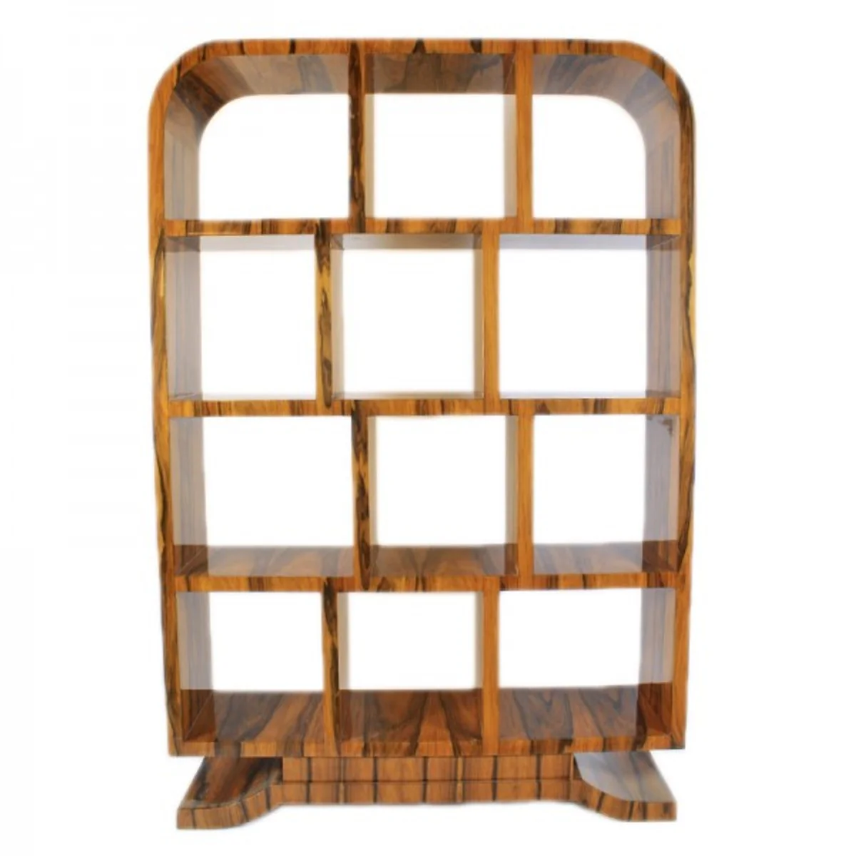 Casa Padrino Art Deco mahogany bookcase - Artdeco bookcase shelving furniture antique style