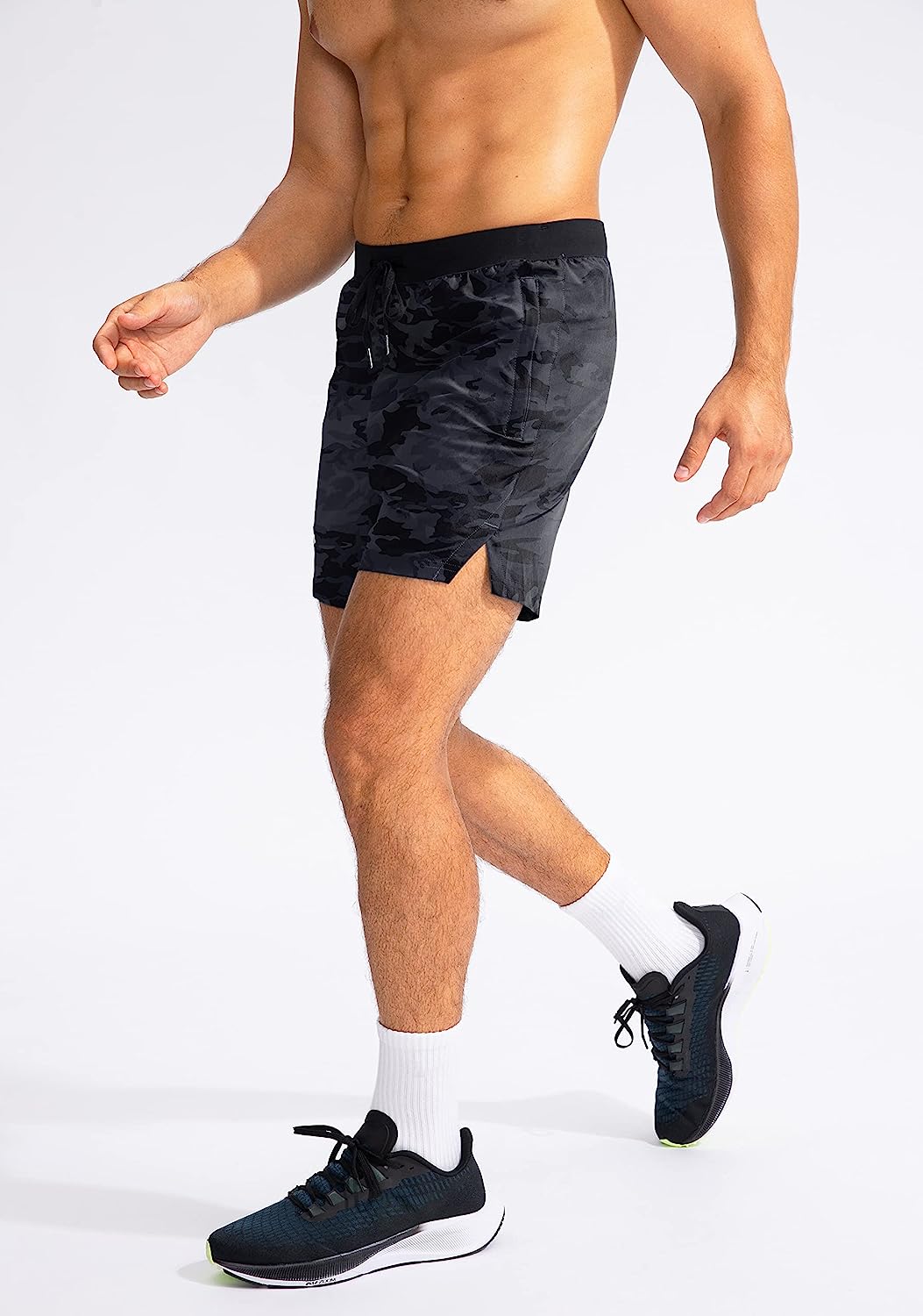 Men's Workout Running Shorts 5 Inch Lightweight Quick Dry Soccer Gym Athletic Shorts for Men with 3 Pockets