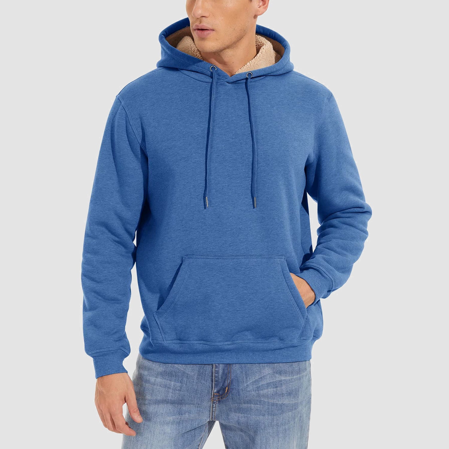 Men's Hoodie Sweater Fleece Pullover Hoodies Sweatshirt