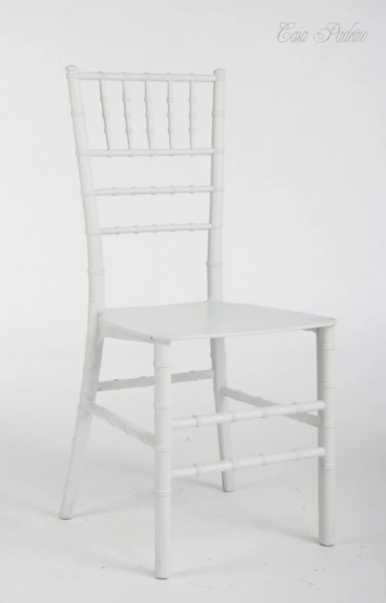 Casa Padrino Designer Chair- Ghost Chair Wei? - Polycarbonate Furniture