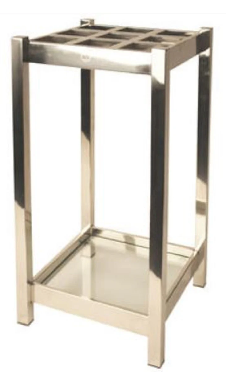 Casa Padrino parag¨¹ero de acero inoxidable de lujo 30 x 30 x H. 70 cm - Accesorios de Lujo