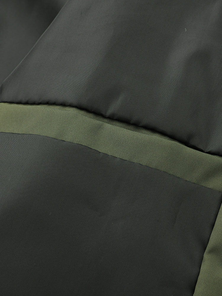 Detachable Hooded Bomber Jacket