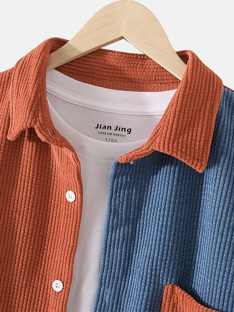 Corduroy Long Sleeve Shirts