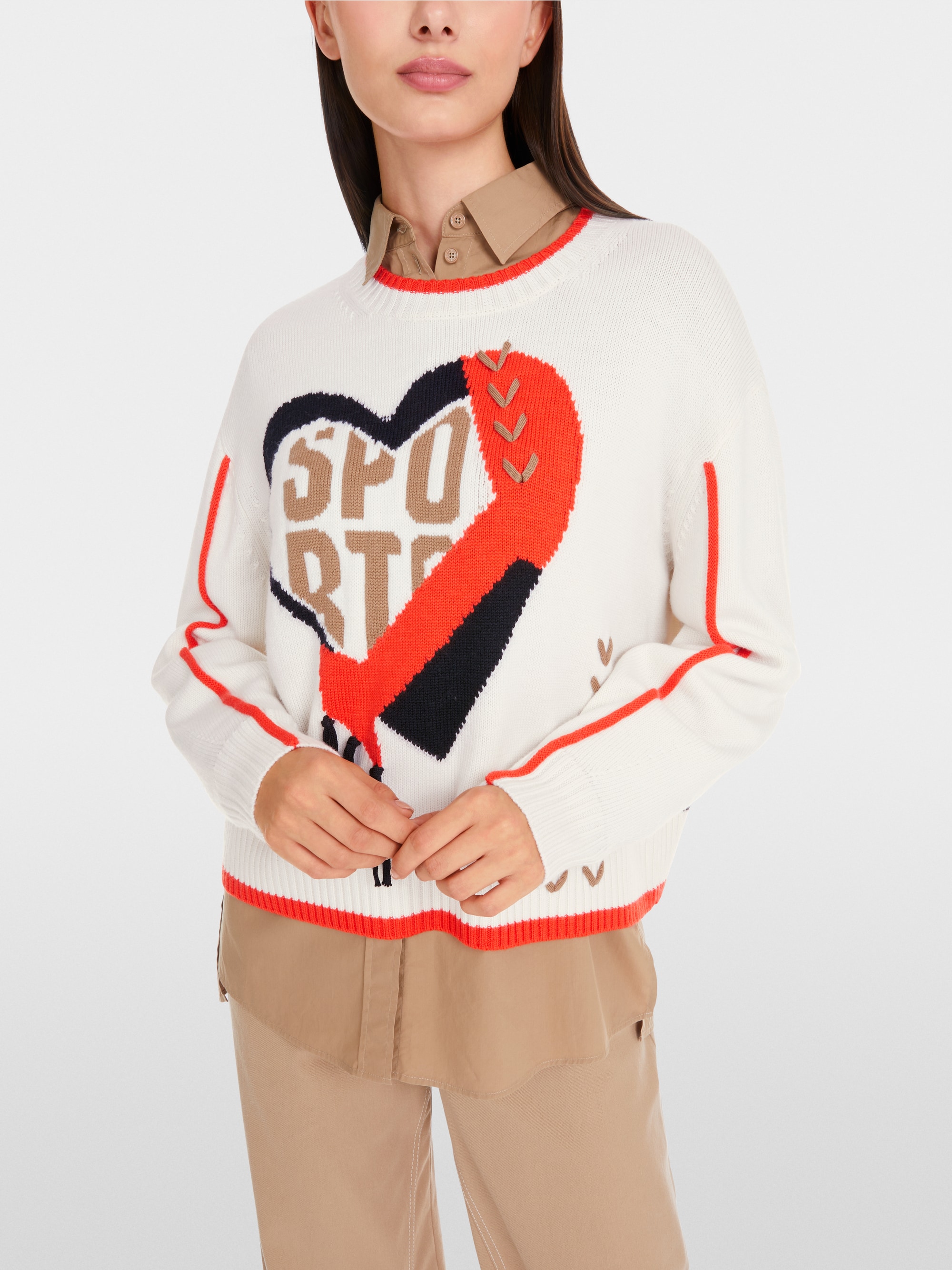 Marc-Cain Sweater in pure wool