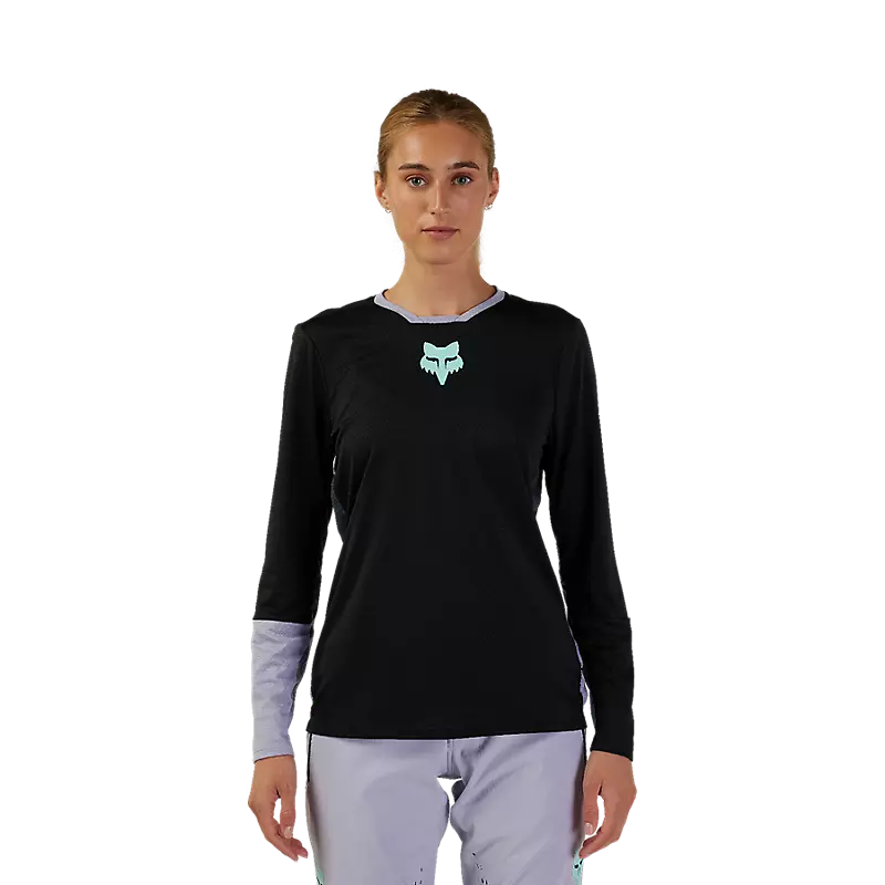 Womens Defend Race Long Sleeve Jersey