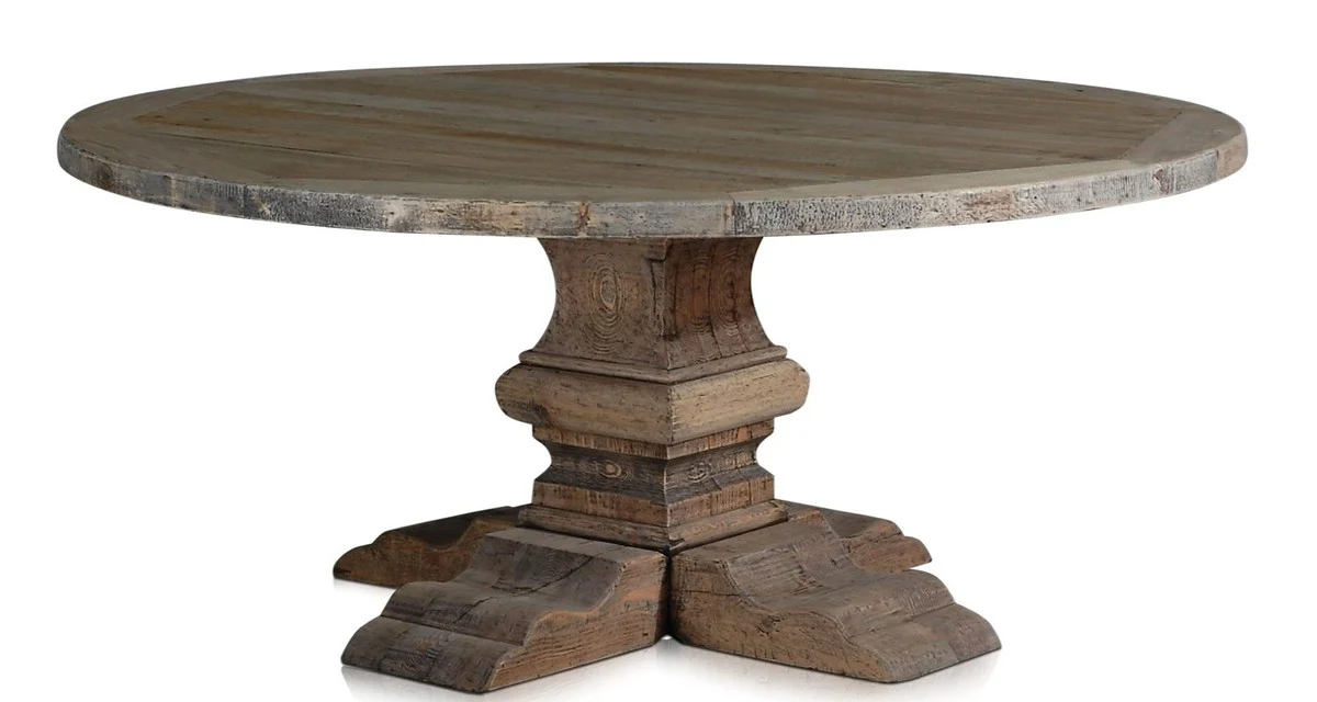 Casa Padrino mesa de comedor de lujo colores naturales 180 x H. 76 cm - Muebles de Comedor