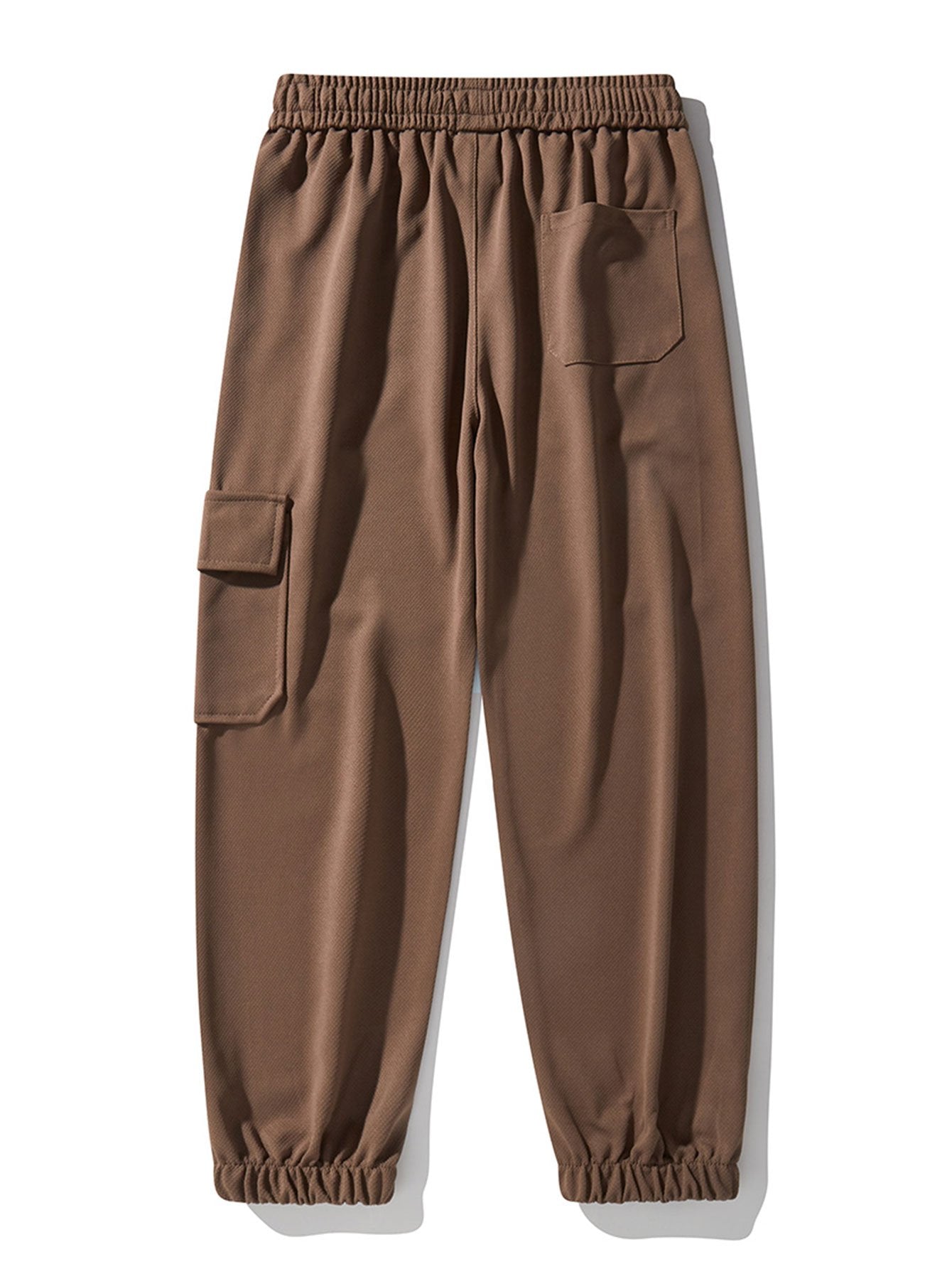 Elastic Waist Cargo Jogging Pants