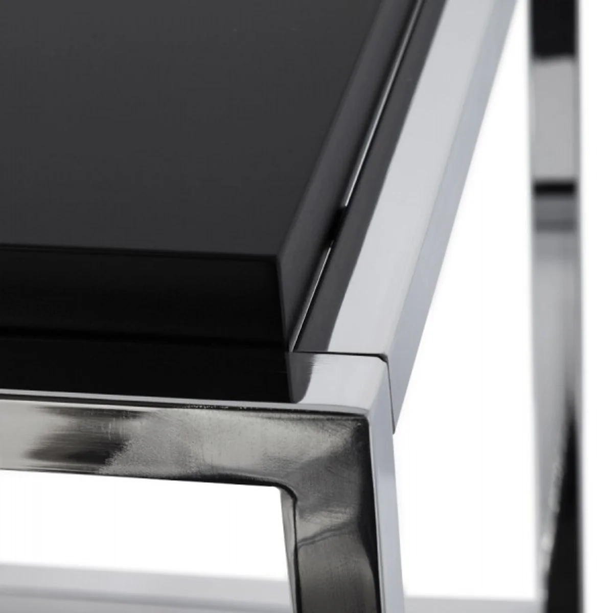 Casa Padrino Design side table Black / Chrome 42 x 42 x 44 cm - Table - Hotel Cafe Restaurant practice law firm establishment
