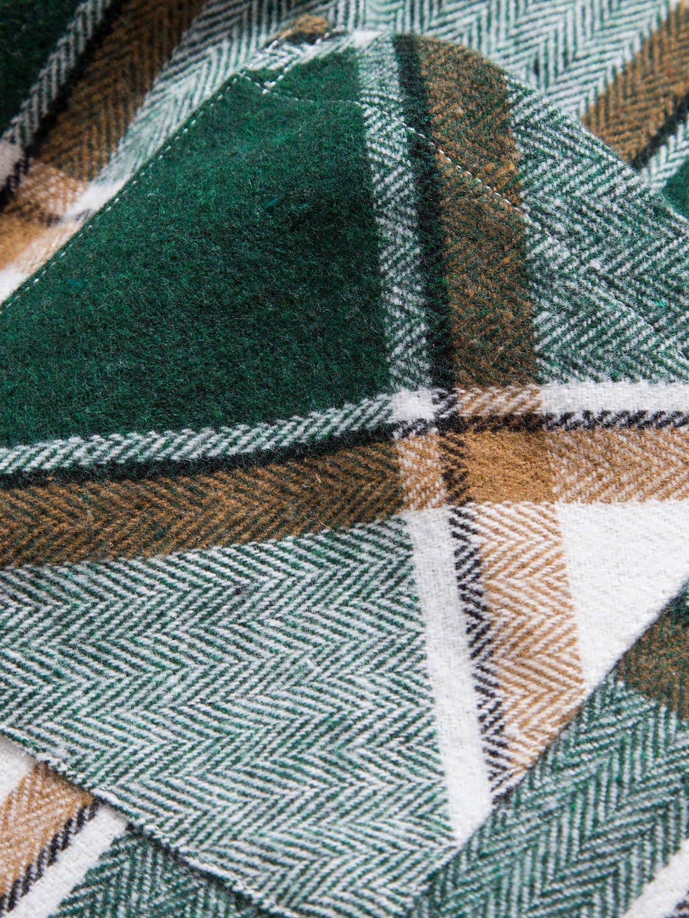 Flannel Button Up Plaid Overshirt