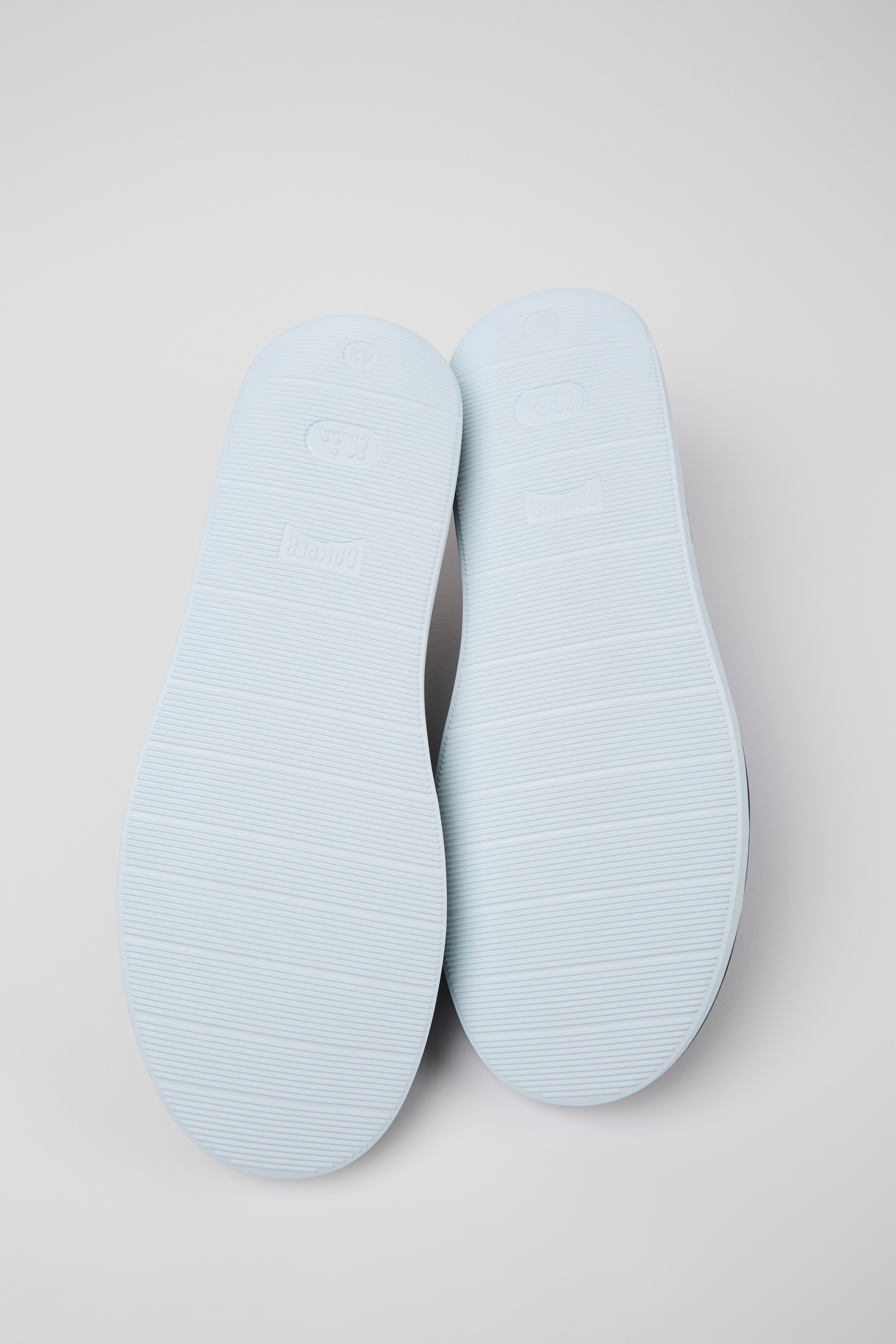 Wagon - Blue textile and nubuck shoes for men