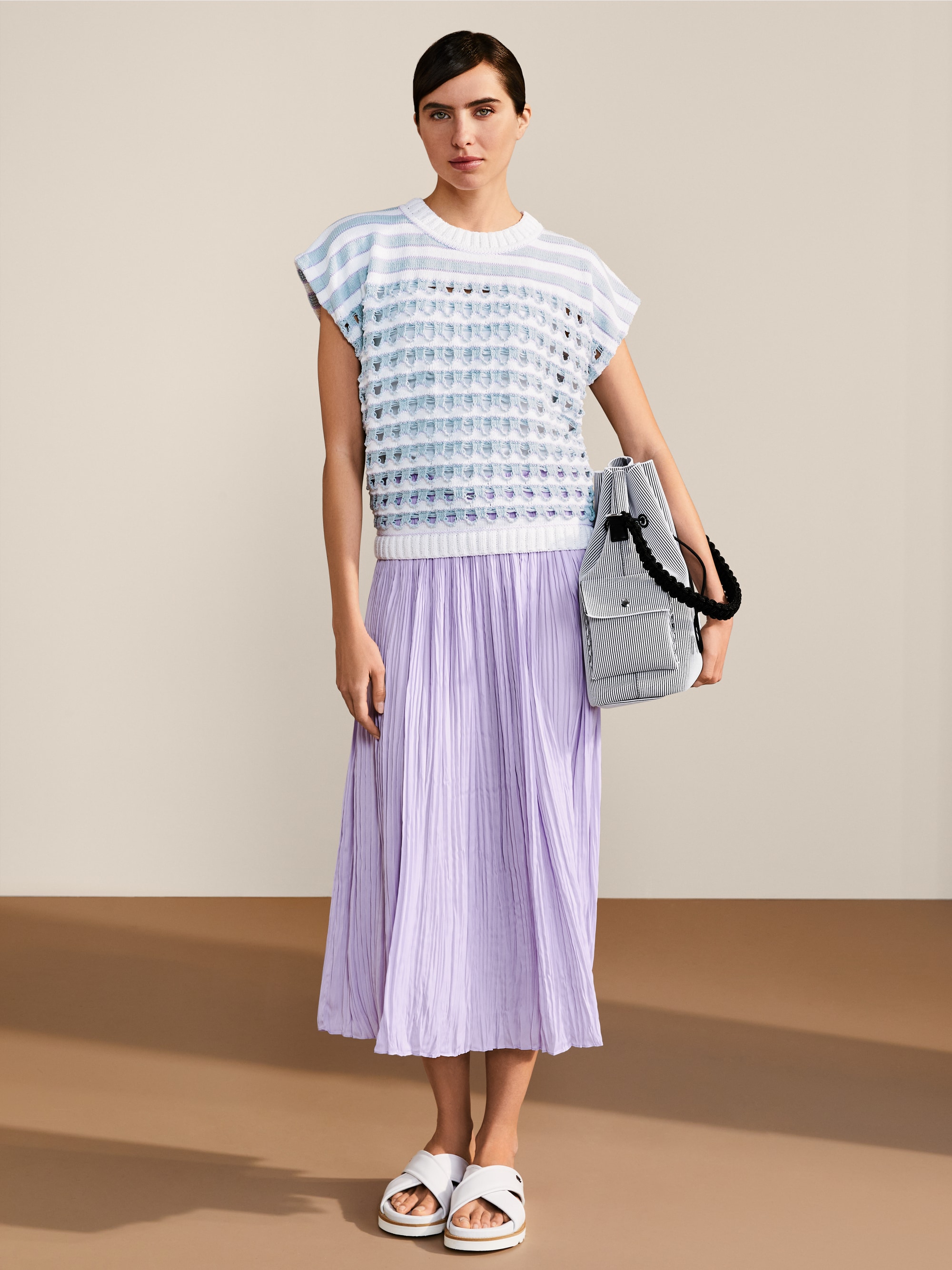 Marc-Cain Rethink Together pleated skirt
