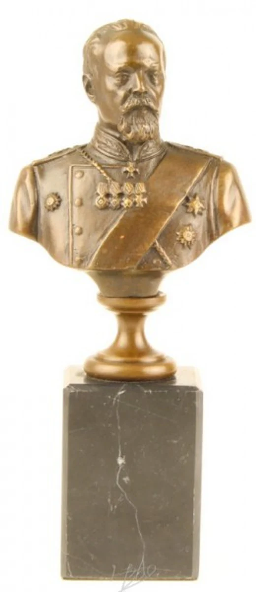 Casa Padrino luxury bronze statue bust Minister Sergei Y. Witte 19.6 x 8.7 cm - sculpture Militaria Russia