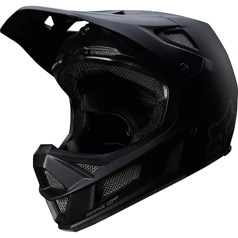 Rampage Comp Matte Black Helmet