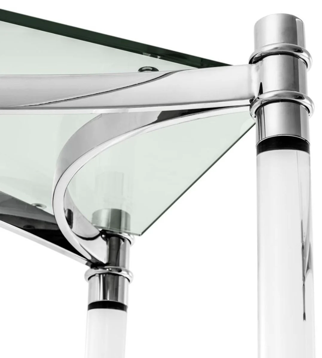 Casa Padrino mueble armario / mueble estanter¨ªa plata 117 x 41 x H. 200 cm - Muebles de Lujo