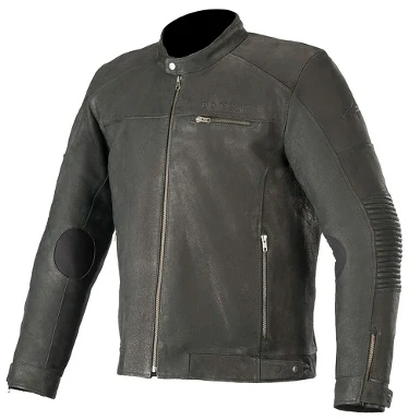 CHAQUETA PIEL ALPINESTARS WARHORSE LEATHER NEGRO