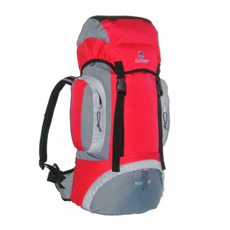 Mochila de trekking Clisport TAMURO 55L - roja