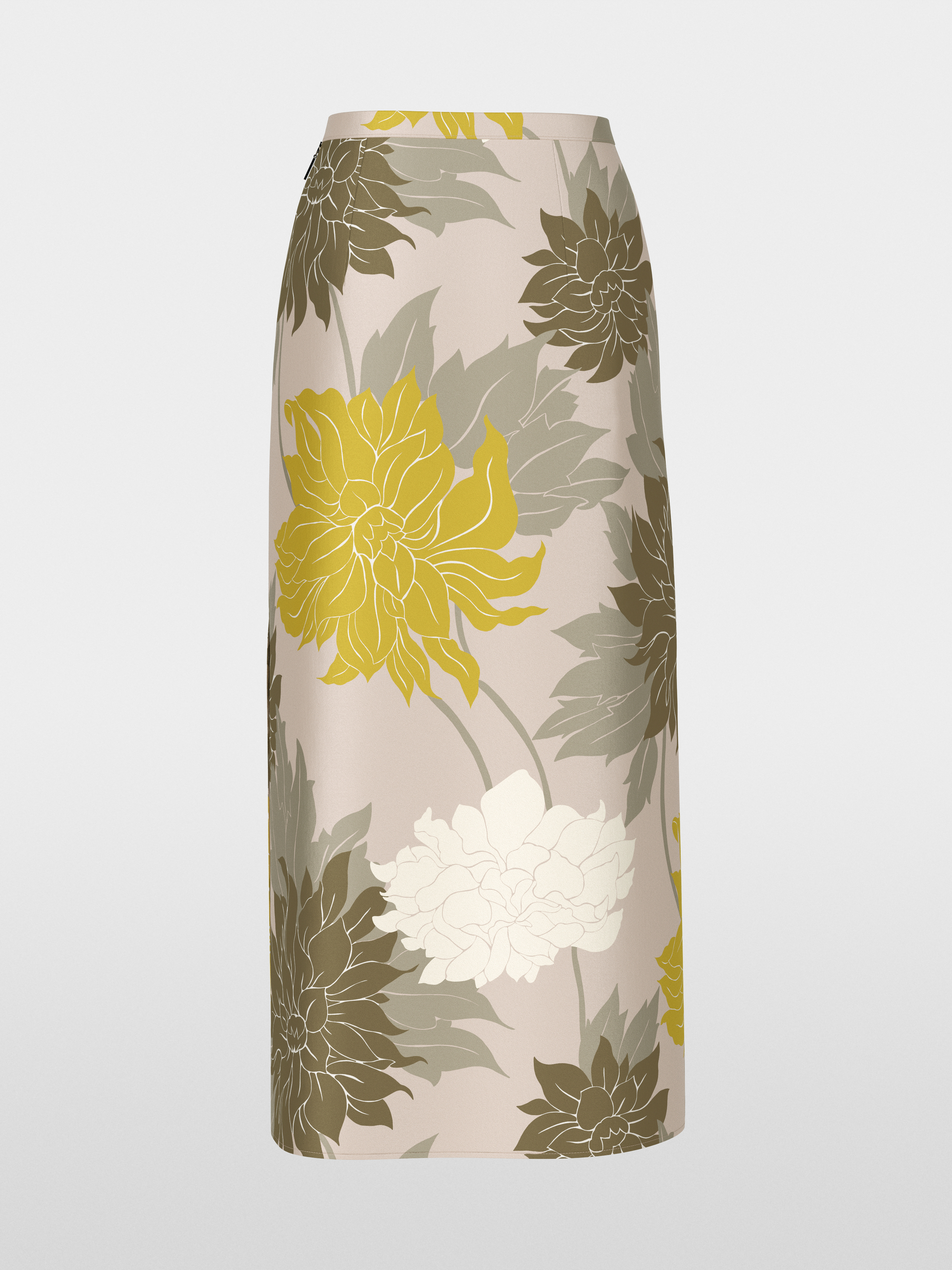 Marc-Cain Elegantly shiny silk skirt