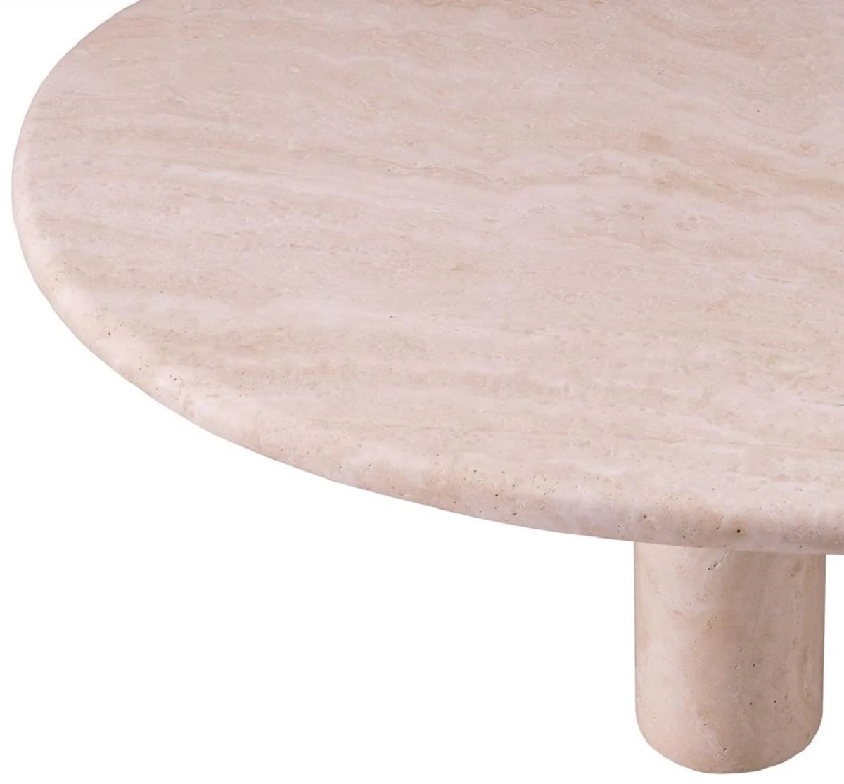 Casa Padrino mesa de centro de lujo beige 148 x 77 x A. 35,5 cm - Mesa de sal¨®n de piedra natural travertino - Muebles de sal¨®n - Muebles de travertino - Muebles de lujo - Interiores de lujo