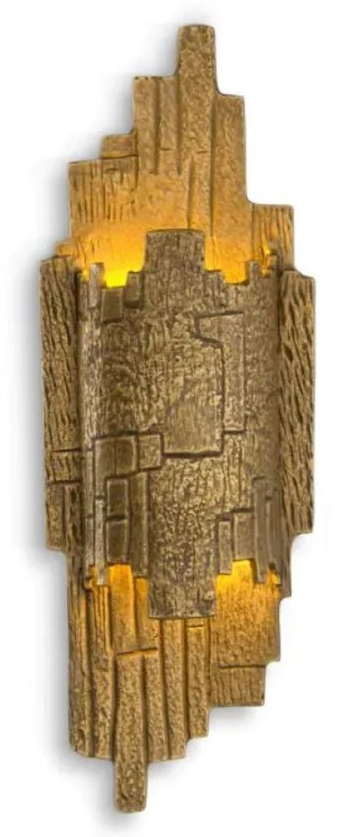 Casa Padrino l¨¢mpara de pared de metal de lujo lat¨®n vintage A. 44,5 cm