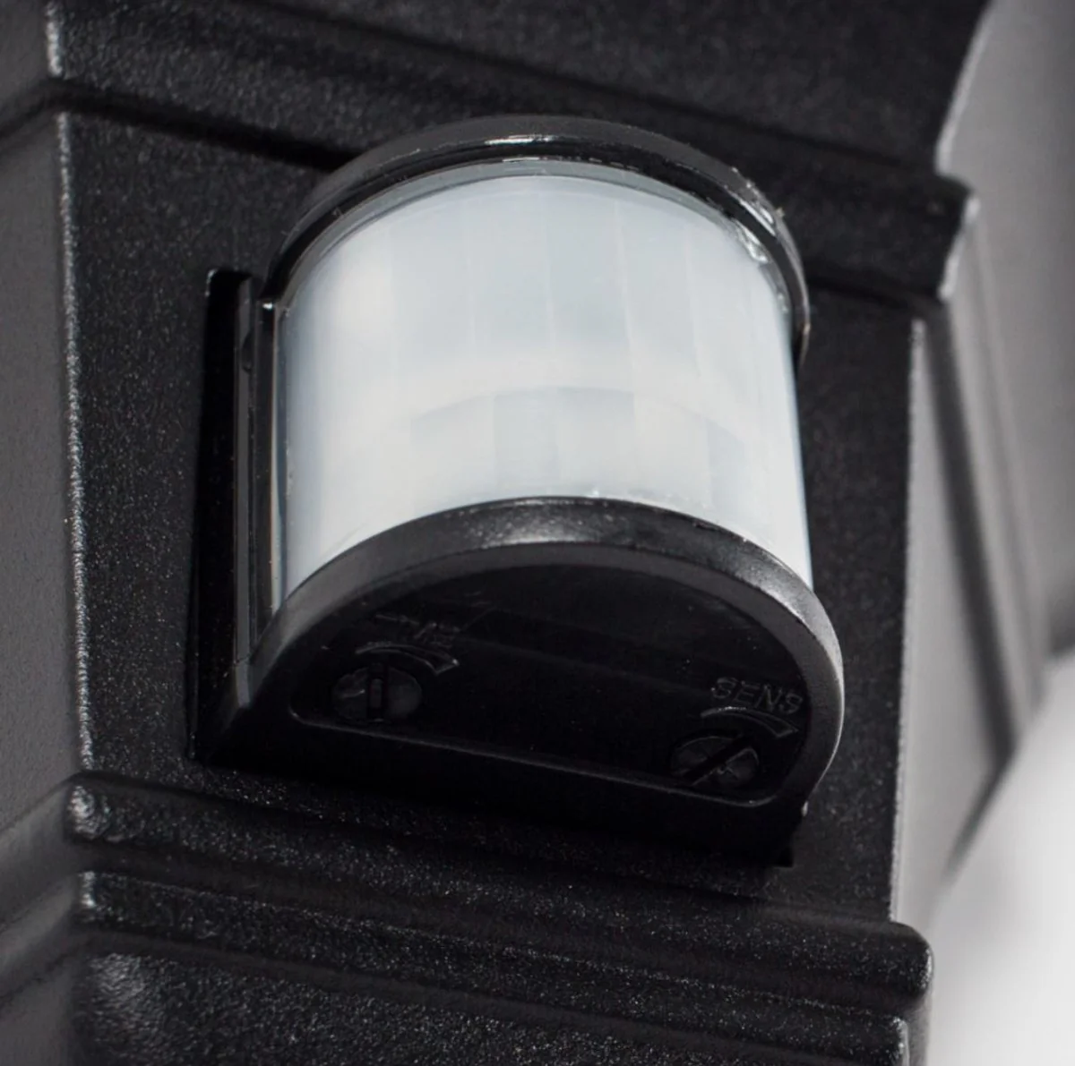 Casa Padrino lámpara de pared para exteriores Art Nouveau con sensor de movimiento negro 20 x 12 x A. 50 cm - Balcón Jardín Terrazas Luz Exterior